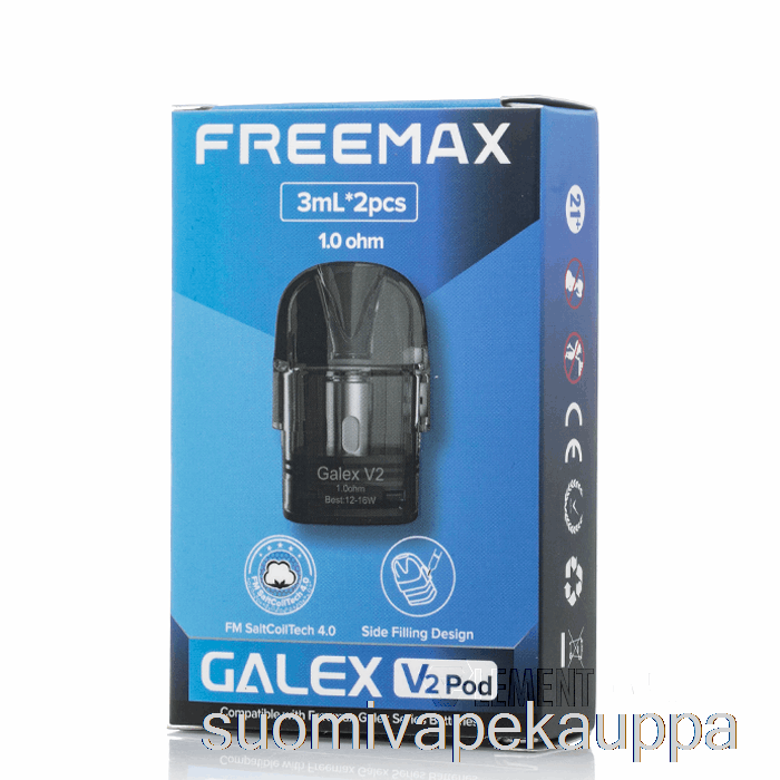 Vape Suomi Freemax Galex V2 Vaihtokotelot 1.0ohm Galex V2 Podit